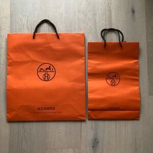 3/$30 2X Hermes Paper Bags